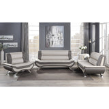 Veloce Beige/Gray Sofa - Ornate Home