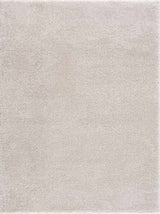 Velora Light Beige Wavy Abstract Modern Minimalist Polyester Machine Woven Area Rug - Clearance - Ornate Home