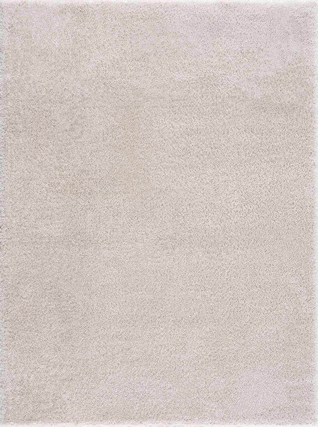 Velora Light Beige Wavy Abstract Modern Minimalist Polyester Machine Woven Area Rug - Clearance - Ornate Home