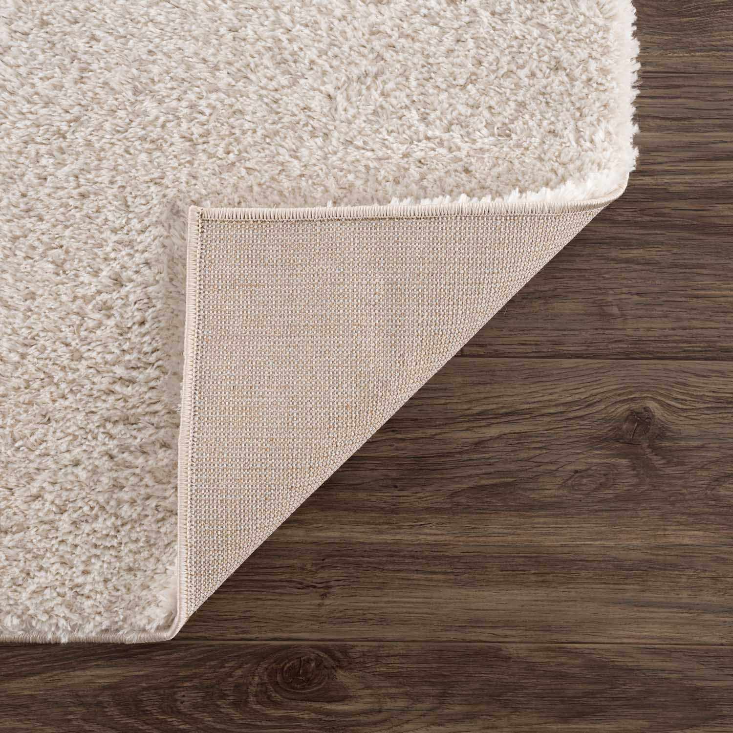 Velora Light Beige Wavy Abstract Modern Minimalist Polyester Machine Woven Area Rug - Clearance - Ornate Home