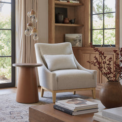 Velun Ivory Accent Chair - Ornate Home