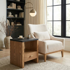 Velun Ivory Accent Chair - Ornate Home