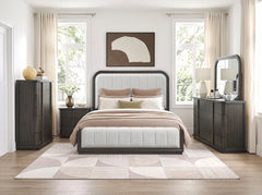 Veluto Charcoal Mirror - Ornate Home