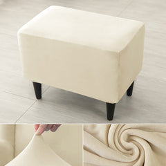 Velvet Wing Chair Cover Stretch Spandex Wingback Chair Cover Elastic Armchair Cover Sofa Covers with Seat Cushion Cover - Ornate Home
