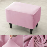 Velvet Wing Chair Cover Stretch Spandex Wingback Chair Cover Elastic Armchair Cover Sofa Covers with Seat Cushion Cover - Ornate Home