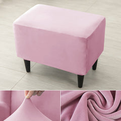 Velvet Wing Chair Cover Stretch Spandex Wingback Chair Cover Elastic Armchair Cover Sofa Covers with Seat Cushion Cover - Ornate Home