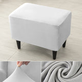 Velvet Wing Chair Cover Stretch Spandex Wingback Chair Cover Elastic Armchair Cover Sofa Covers with Seat Cushion Cover - Ornate Home