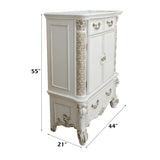 Vendome Antique Pearl Chest - Ornate Home