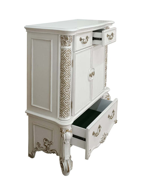 Vendome Antique Pearl Chest - Ornate Home