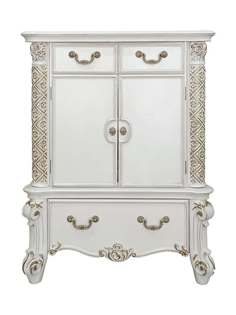 Vendome Antique Pearl Chest - Ornate Home