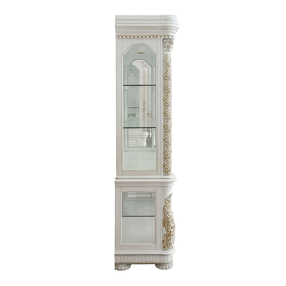 Vendome Antique Pearl Curio - Ornate Home