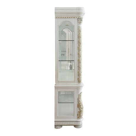 Vendome Antique Pearl Curio - Ornate Home