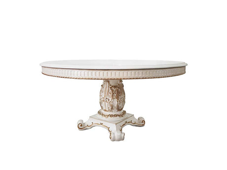 Vendome Antique Pearl Dining Table - Ornate Home