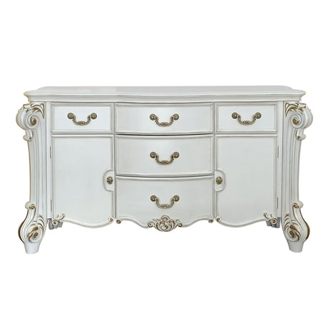 Vendome Antique Pearl Dresser - Ornate Home