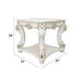 Vendome Antique Pearl End table - Ornate Home