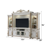 Vendome Antique Pearl Entertainment Center - Ornate Home