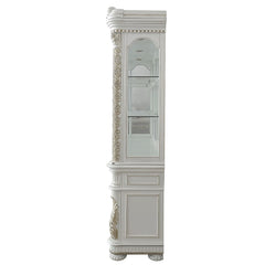 Vendome Antique Pearl Hutch & Buffet - Ornate Home