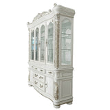 Vendome Antique Pearl Hutch & Buffet - Ornate Home