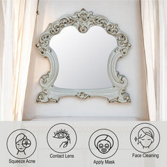 Vendome Antique Pearl Mirror - Ornate Home