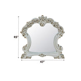 Vendome Antique Pearl Mirror - Ornate Home