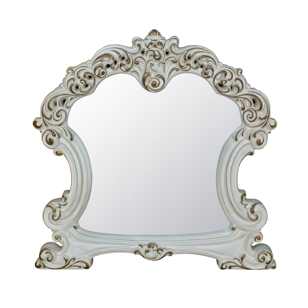 Vendome Antique Pearl Mirror - Ornate Home