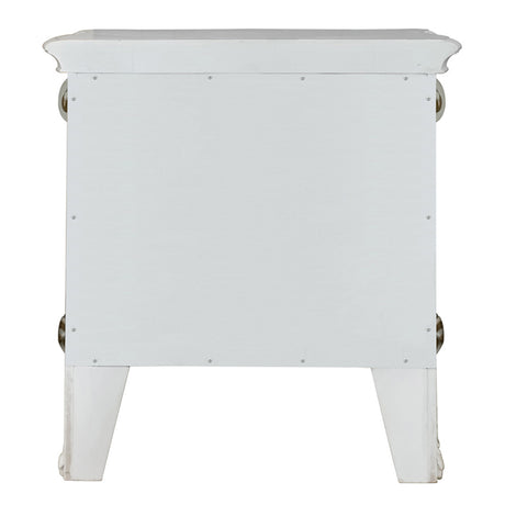 Vendome Antique Pearl Nightstand - Ornate Home