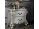 Vendome Antique Pearl Nightstand - Ornate Home