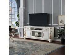 Vendome Antique Pearl TV Stand - Ornate Home