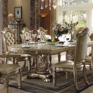 Vendome Bone & Gold Patina Side Chair (Set of 2) - Ornate Home