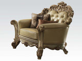 Vendome Chair w/ 2 Pillows in Gold Patina - Ornate Home