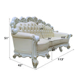 Vendome Champagne Sofa W/6 Pillows - Ornate Home