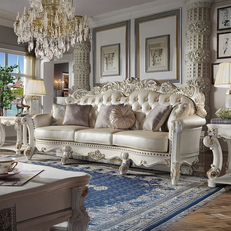 Vendome Champagne Sofa W/6 Pillows - Ornate Home