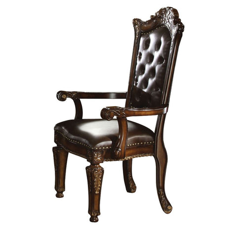 Vendome Cherry Finish Arm Chair (Set of 2) - Ornate Home