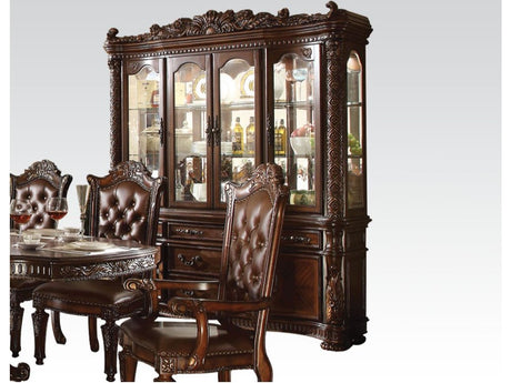 Vendome Cherry Finish Buffet and Hutch - Ornate Home