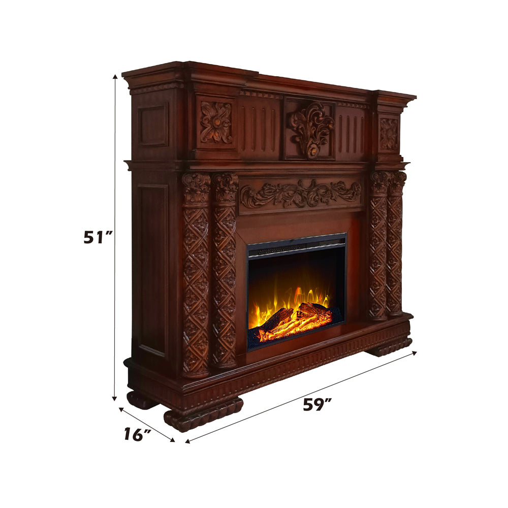 Vendome Cherry Fireplace - Ornate Home