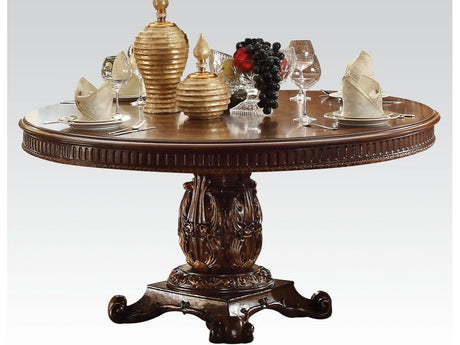 Vendome Cherry Round Dining Table w/60"D Table Top - Ornate Home