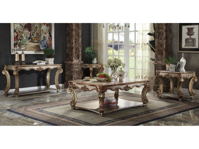Vendome Coffee Table in Gold Patina - Ornate Home