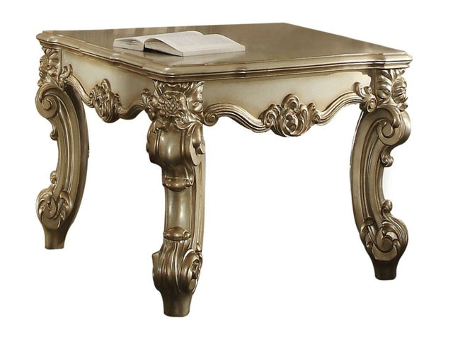 Vendome End Table in Gold Patina - Ornate Home