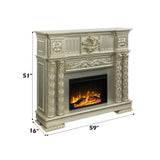 Vendome Gold Fireplace - Ornate Home