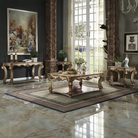Vendome Gold Patina End Table - Ornate Home