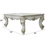 Vendome II Antique Pearl Coffee Table - Ornate Home
