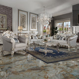 Vendome II Antique Pearl Coffee Table - Ornate Home