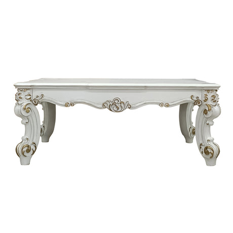 Vendome II Antique Pearl Coffee Table - Ornate Home