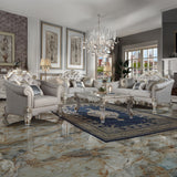 Vendome II Antique Pearl End table - Ornate Home