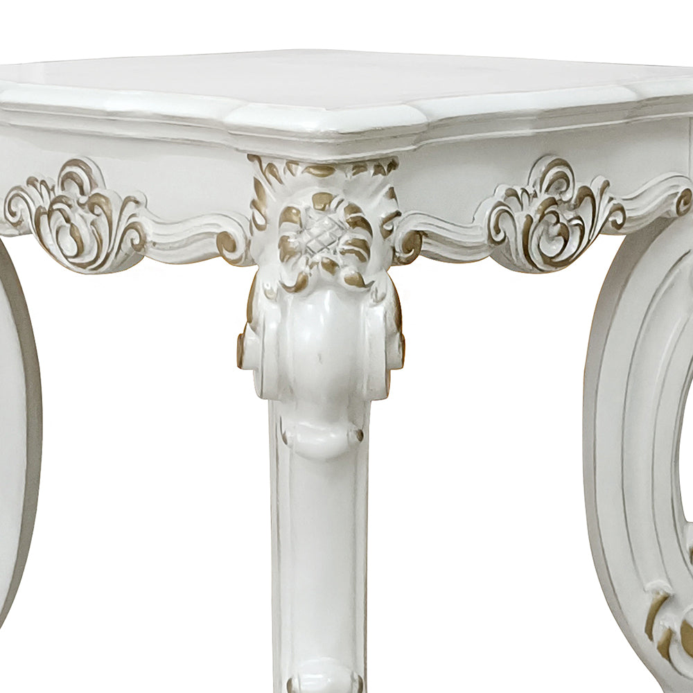 Vendome II Antique Pearl End table - Ornate Home
