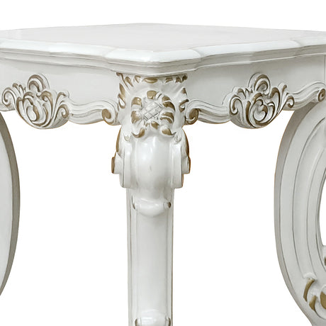 Vendome II Antique Pearl End table - Ornate Home