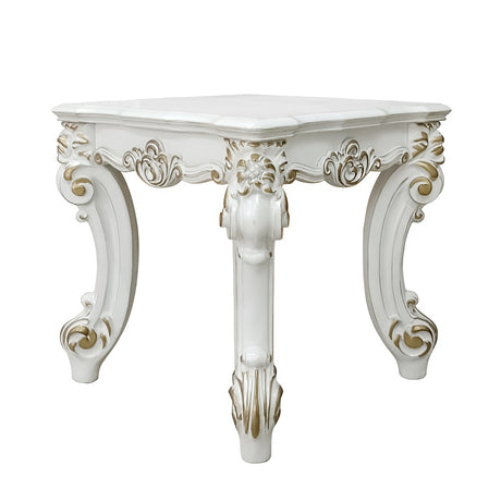Vendome II Antique Pearl End table - Ornate Home