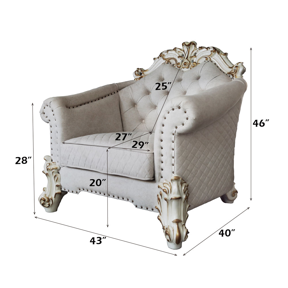 ACME West Vendome II Chair - Thumbnail 4