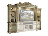 Vendome II Gold Patina and Bone Finish Entertainment Center - Ornate Home