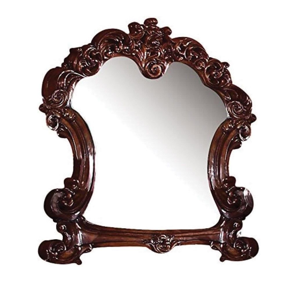 Vendome Landscape Mirror in Cherry - Ornate Home